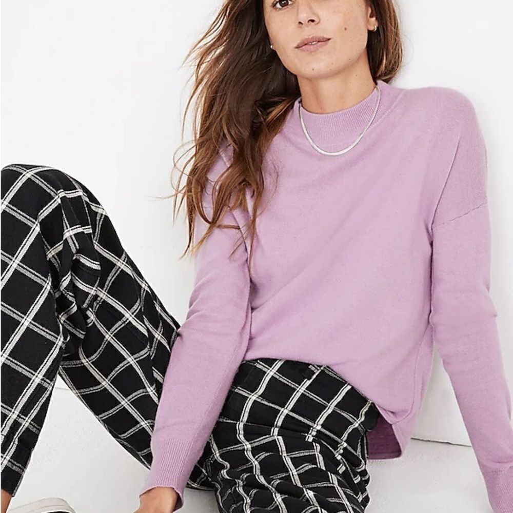 Madewell Wool Blend Mockneck Sweater XS